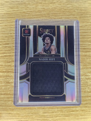 Nadir Hifi Jumbo EL Swatches Silver /125 2025-26 Panini Select EuroLeague card