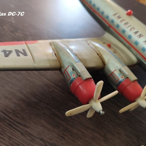 Douglas DC-7C vintage used collectible model toy