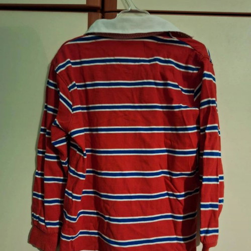 GRD long-sleeve striped red and blue shirt for boy 8 years like new