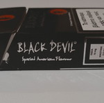 Black Devil cigarette pack used, Special American Flavor