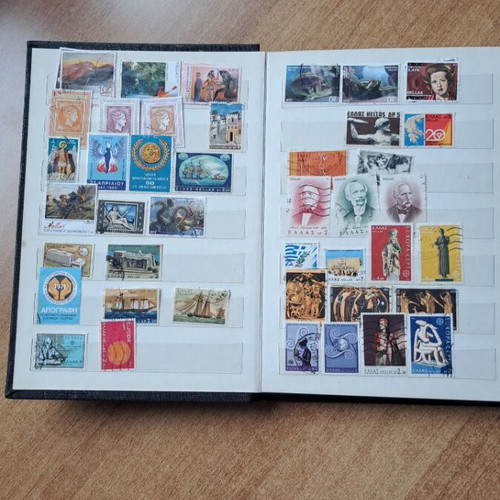 Album with Greek stamp collection like new