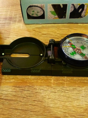 Military Type Orientation Compass with Belt Case new in box