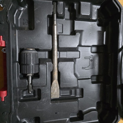 Parkside rotary hammer drill used, full set