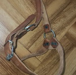 Leather goat tethering strap new