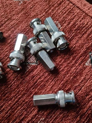 BNC connectors ίσιοι για RG58, καινούργια, πακέτο 10 τεμαχίων