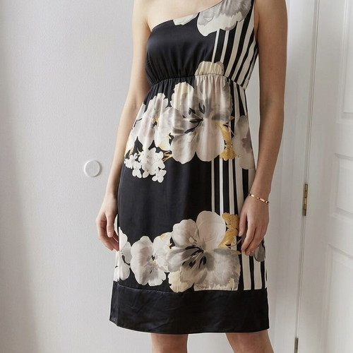 Coconuda dress like new, size L, black and white