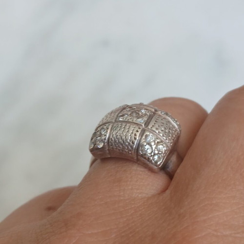 Silver 950 ring, 17 mm