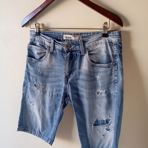 Τζιν βερμούδα ανδρική Abercrombie & Fitch σαν καινούργια, γκρι