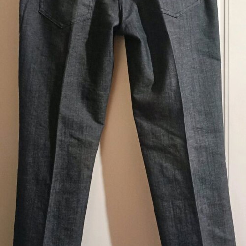 Women's crop slim pants gray like new, low waist
