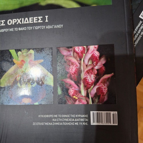 Stunning Orchids I book, Greek wildflowers