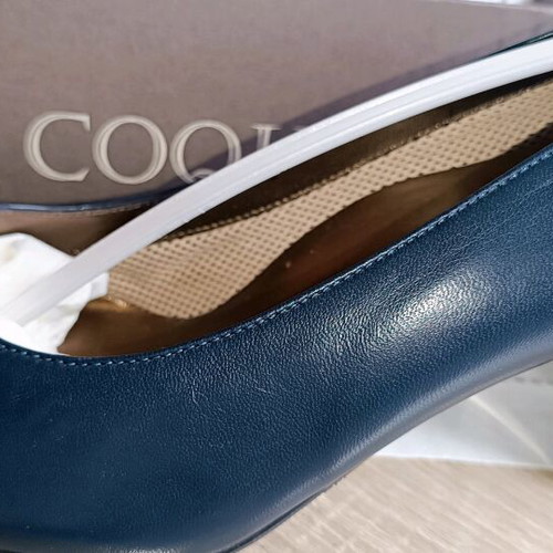Aegean Airlines Flight Attendant Shoes new, blue, leather, size 40