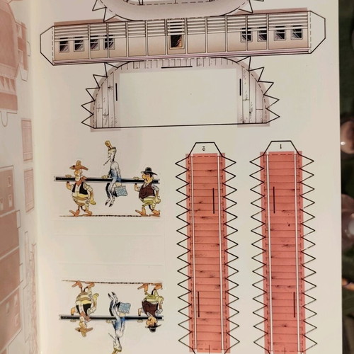 Lucky Luke Paper Models 1994 new issue