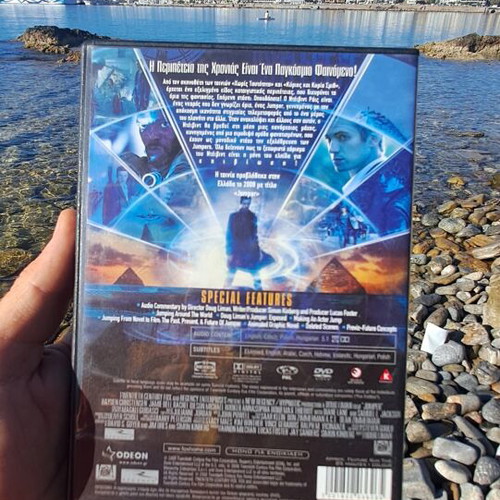 Jumper DVD used, action adventure social genre, subtitled