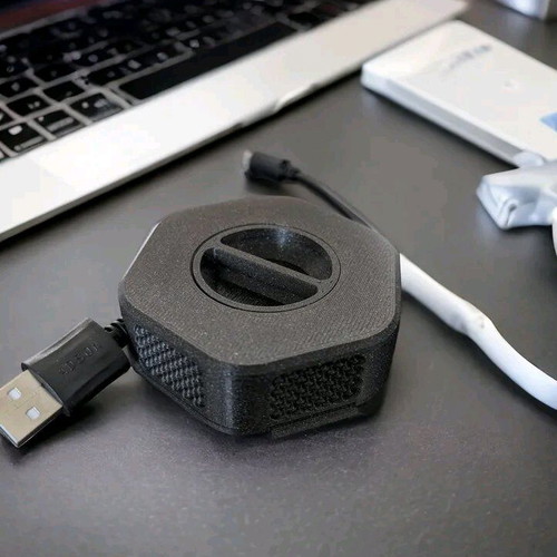 Portable cable winder new with rotary switch