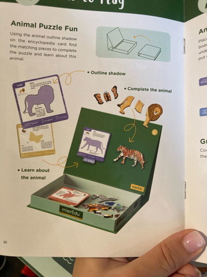 Magnetic animal puzzle like new