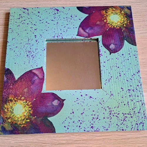 Decorative hand-painted mirror frame new