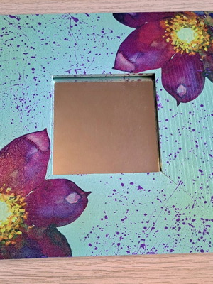 Decorative hand-painted mirror frame new