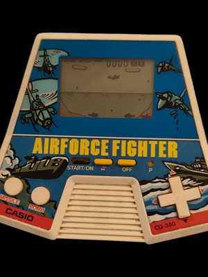 Casio CG-380 Airforce Fighter χειροκίνητο παιχνίδι μεταχειρισμένο, vintage 1987