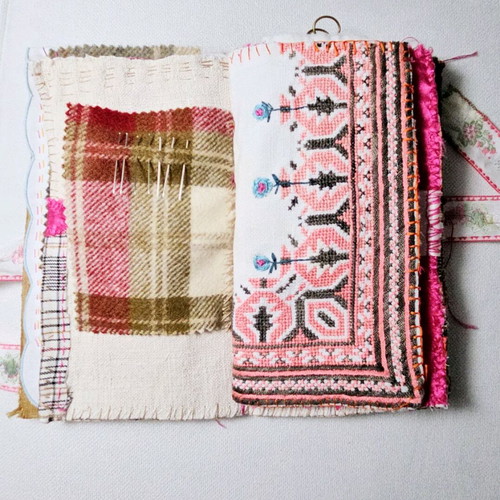 Handmade book/pouch for needles and threads like new