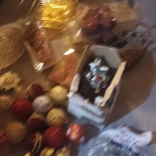 Christmas decorations used, large lot with angels and lights