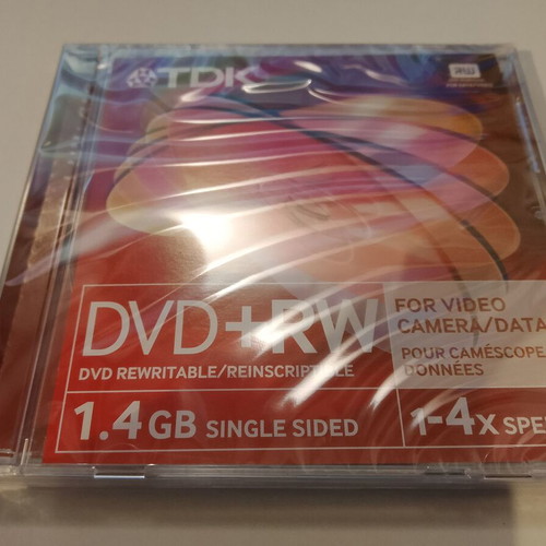 Mini DVD TDK 1.4GB new, pack of 10 pieces