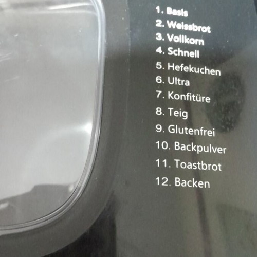Bread Maker from Germany like new