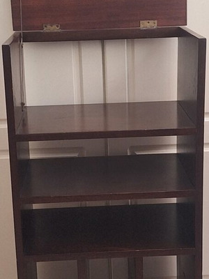Furniture from the '70s like new, handmade walnut, ideal for turntable and vinyl