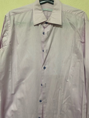Men's pink shirt used, elegant design size L