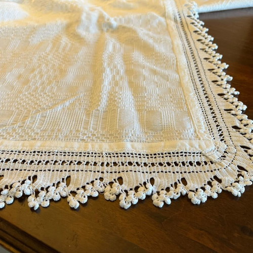 Tablecloth used 210x176cm