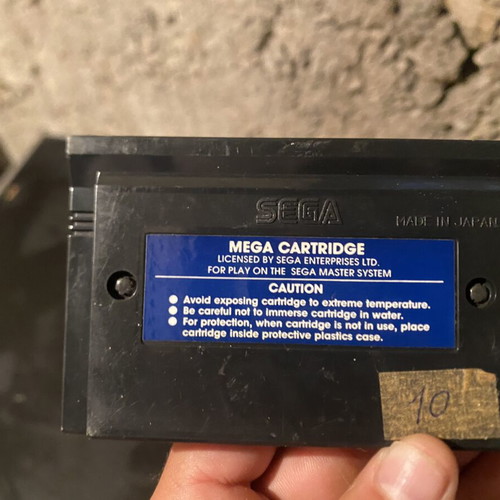 Olympic Gold Sega Master System game cartridge used