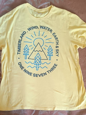 Timberland t-shirt XL like new, yellow