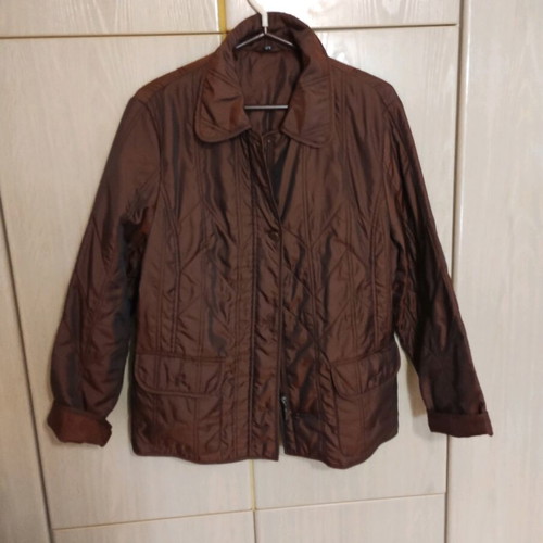 Seasonal thin jacket like new, burgundy color 4XL