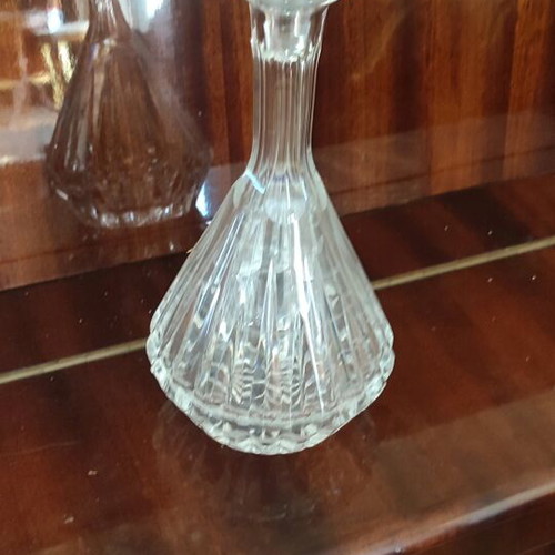 Wedding carafe like new, crystal with vintage crystal stopper