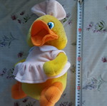 Plush duck used