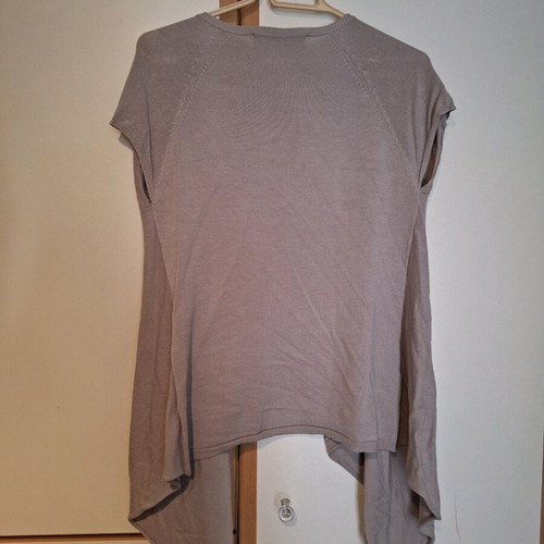 Zara sleeveless knitted vest grey medium like new