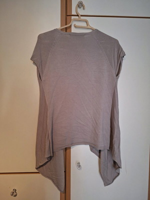 Zara sleeveless knitted vest grey medium like new
