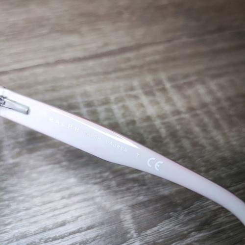 Ralph Lauren eyeglasses used, two-tone purple-white