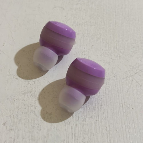 Music Sound Flow wireless earbuds like new, purple, without case