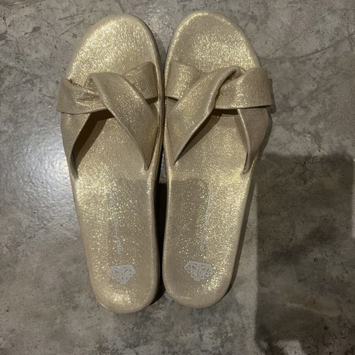 Fornarina gold sandals size 39, new