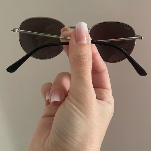 OJO women's sunglasses mirror new, black and silver
