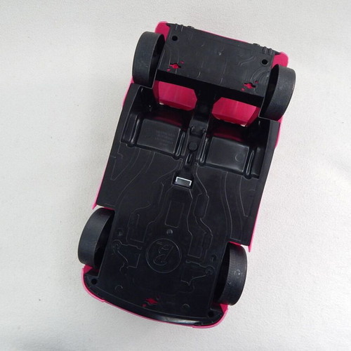 Barbie Mattel pink children's toy car used, broken windshield