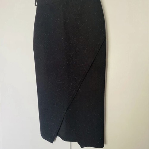 Mindi pencil skirt black with strass effect like new