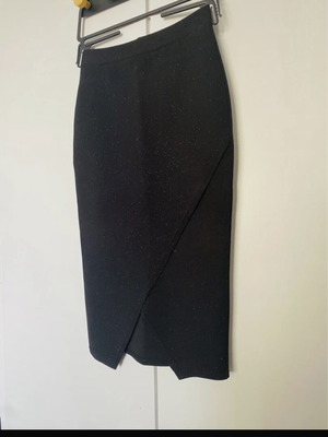 Mindi pencil skirt black with strass effect like new