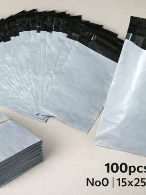 Σακουλάκια Courier PE Νο0 25x15cm 100 τεμάχια αδιάβροχα με αυτοκόλλητο