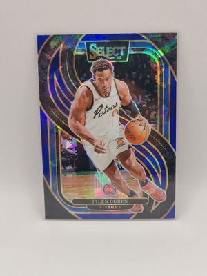 Κάρτα Jalen Duren Panini Select 2024-25 Premier Level Cracked Ice Blue Prizm καινούργια