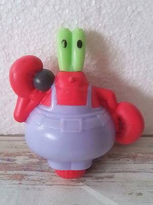 Φιγούρα Spongebob Squarepants Mr Krabs Shotput μεταχειρισμένη 2016 Burger King