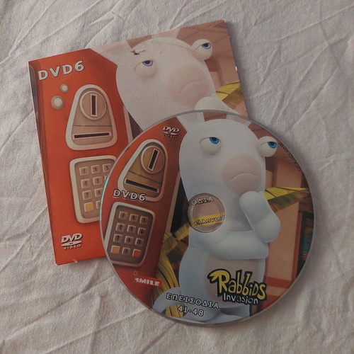 Rabbids DVD children's like new, dubbed