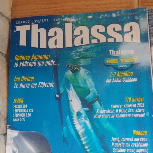 Thalassa magazines used, issues 40 to 49