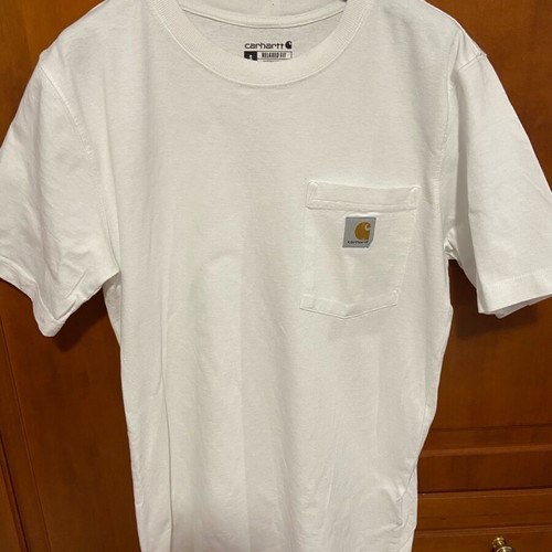 Carhartt Wip men's white t-shirt like new, size S