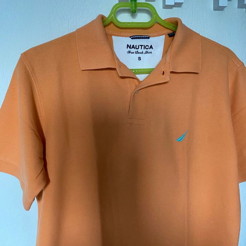 Polo shirt Nautica small, like new, orange
